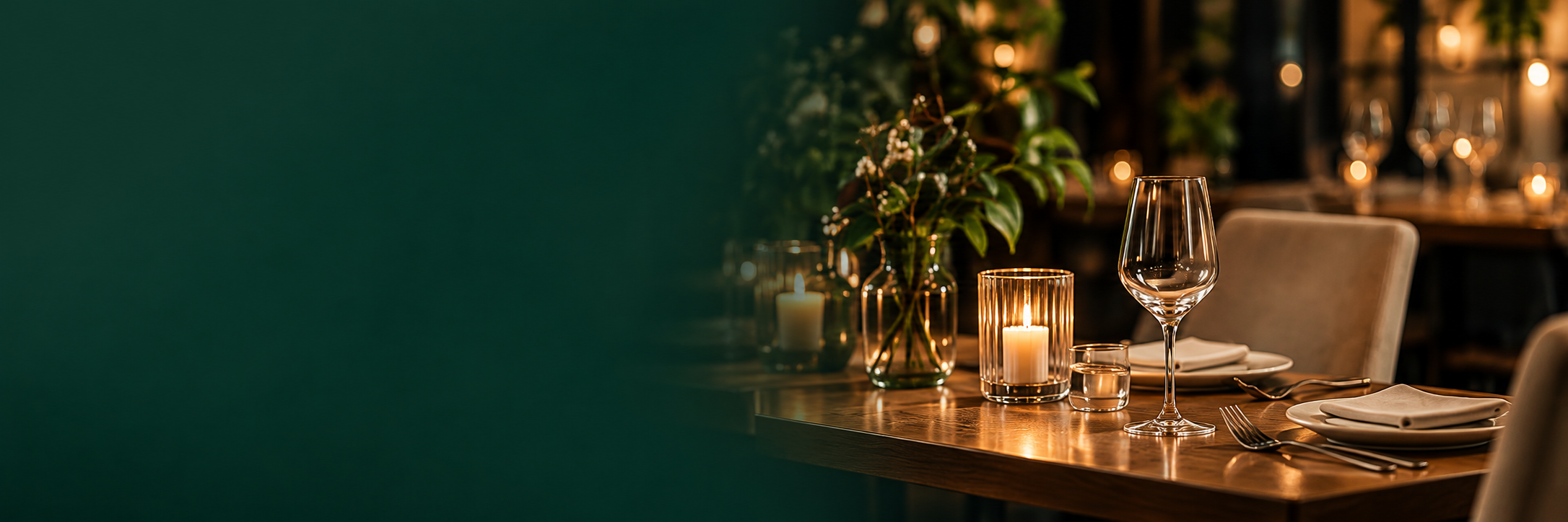 Ambiance de restaurant — image fournie